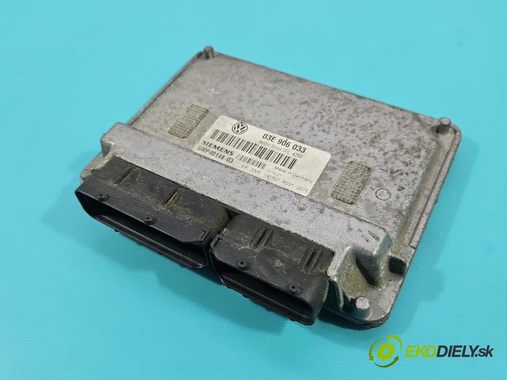 Vw Polo IV 9N 2001-2009 1.2 12v 64 HP manual 47 kW 1198 cm3 5- riadiaca jednotka motora 03E906033