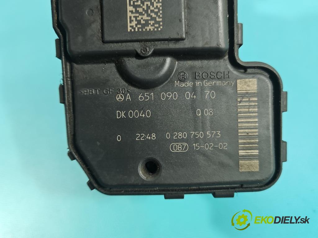 Mercedes E W212 2009-2016 2,2.0 CDI 136 HP automatic 100 kW 2143 cm3 5- klapka 0280750573 (Škrtiaca klapka)