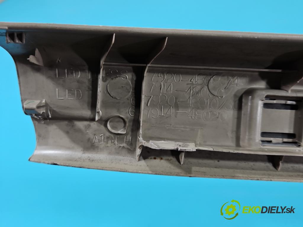Lexus RX II 2003-2008 3.3 v6 211KM automatic 155 kW 3331 cm3 5- lišta práh: ľavé 7920-48020 (Lišta prahová)