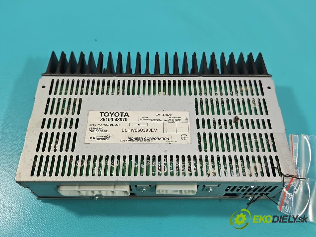 Lexus RX II 2003-2008 3.3 v6 211KM automatic 155 kW 3331 cm3 5- Zesilovač: 86100-48070 (Zosilňovač)