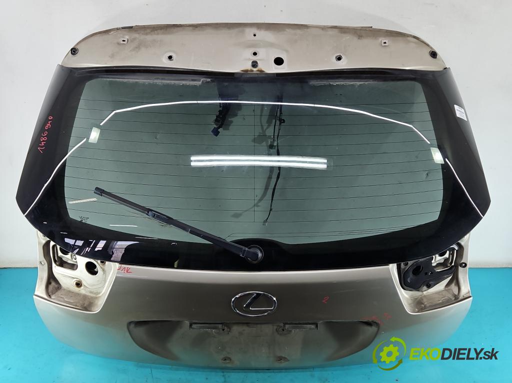 Lexus RX II 2003-2008 3.3 v6 211KM automatic 155 kW 3331 cm3 5- zadní kufrové dveře  (Zadní kapota (kufr))