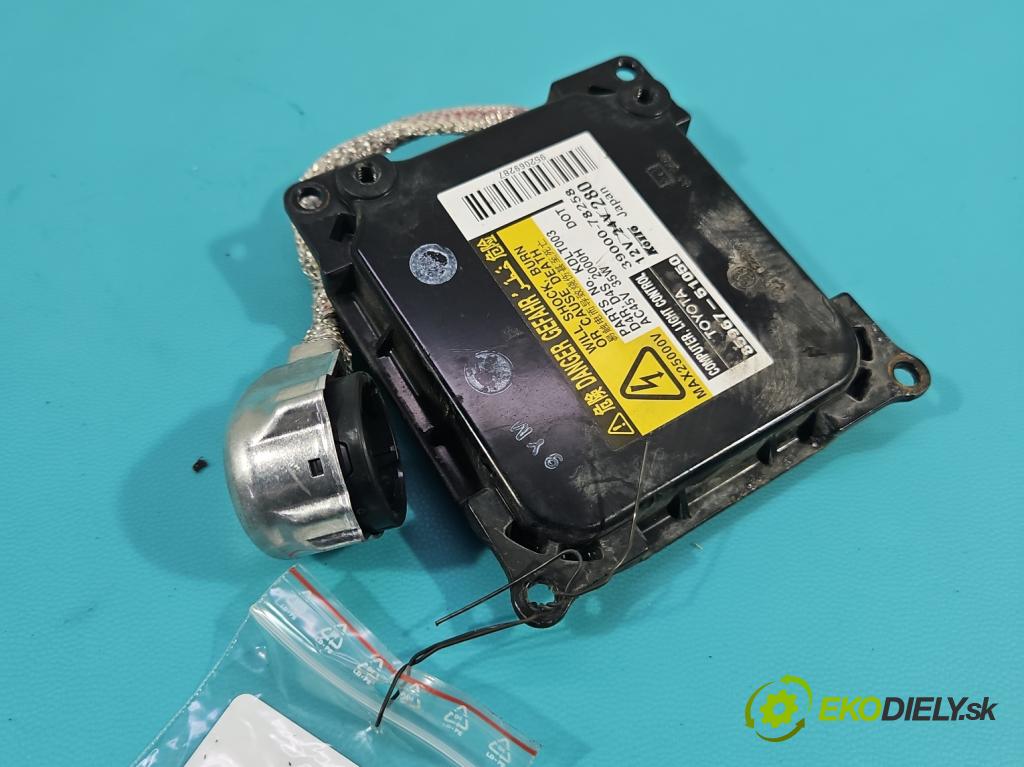 Toyota Avensis III T27 2009-2018 2.0 16v 152KM manual 112 kW 1987 cm3 5- střídač: xenon 85967-51050 (Riadiaca jednotka xenónu)