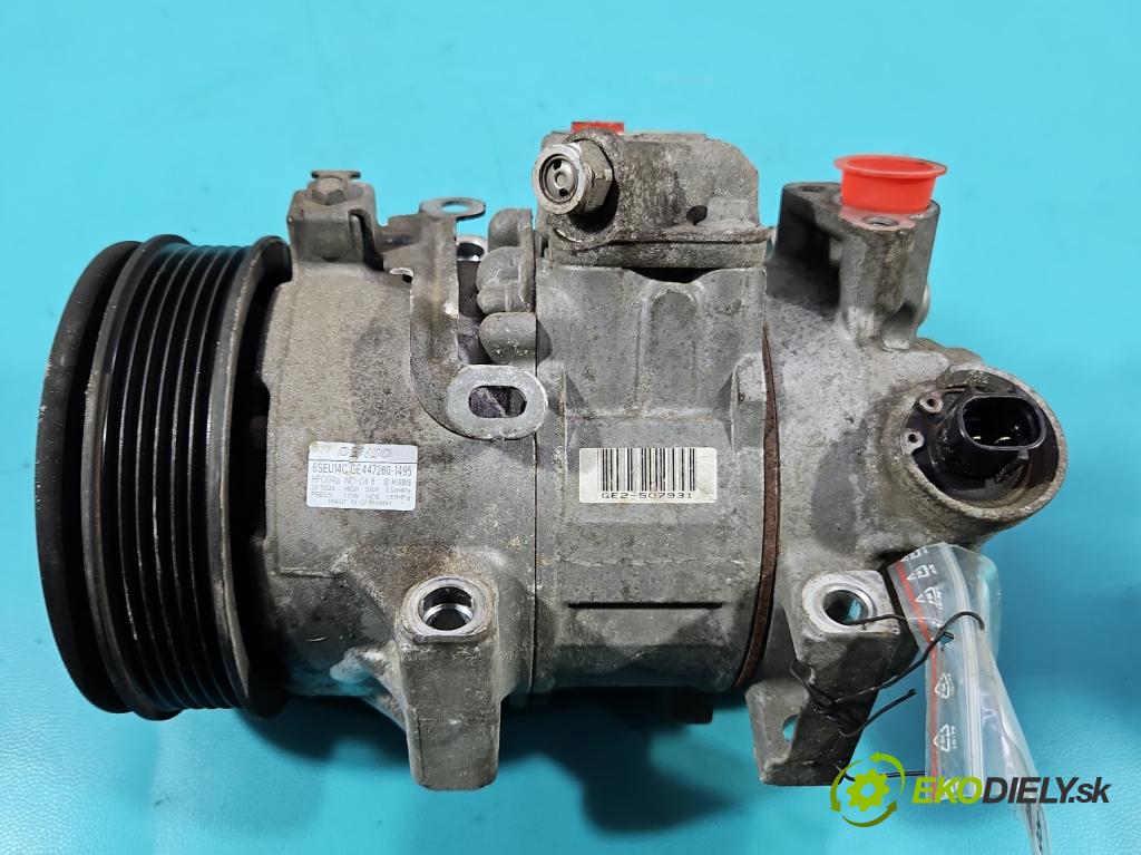 Toyota Avensis III T27 2009-2018 2.0 16v 152KM manual 112 kW 1987 cm3 5- Kompresor: klimatizácie 447260-1495 (Kompresor klimatizácie)