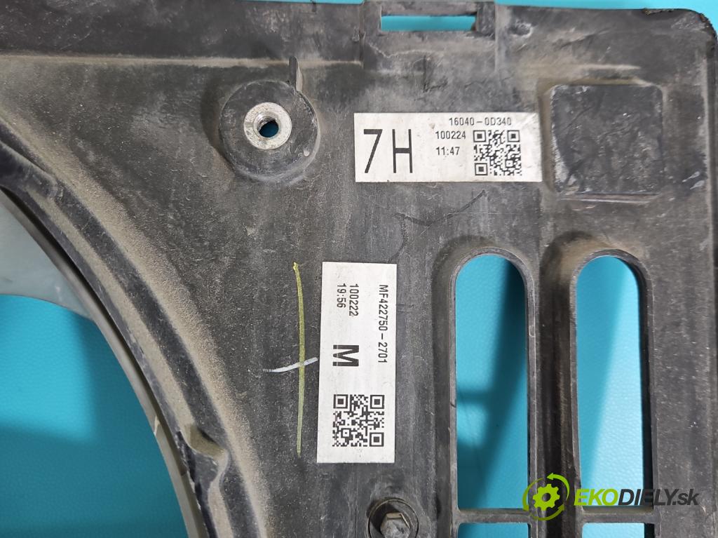 Toyota Avensis III T27 2009-2018 2.0 16v 152KM manual 112 kW 1987 cm3 5- Ventilátor chladiča 168000-9920