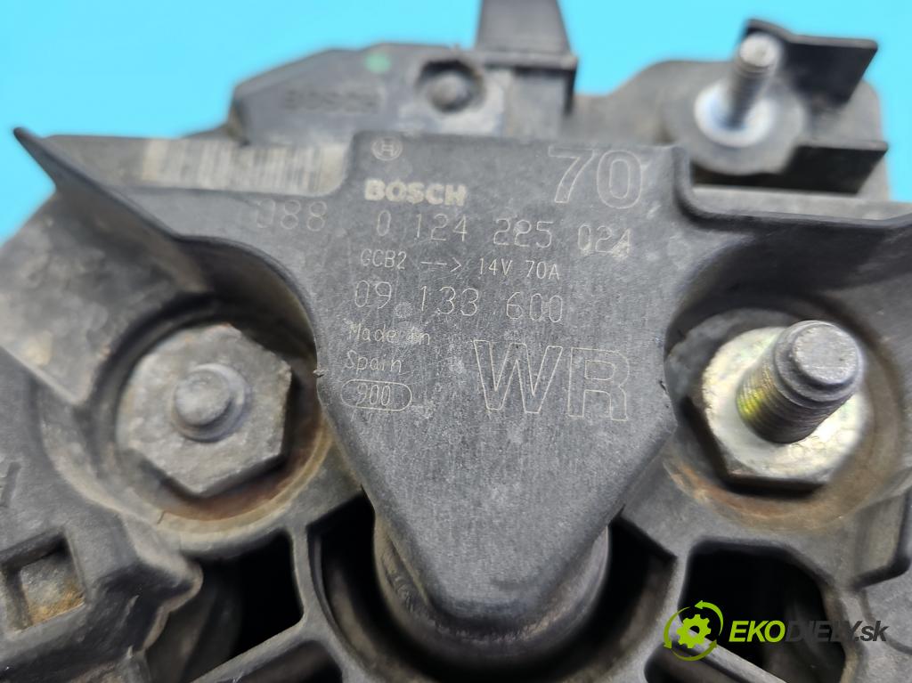 Opel Astra II 1998-2009 1.6 16v 101 HP manual 74 kW 1598 cm3 4- Alternator 0124225024 (Alternátor)