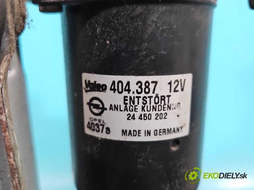 Opel Astra II 1998-2009 1.6 16v 101 hp manual 74 kW 1598 cm3 4- mechanismus stěračů 24450202