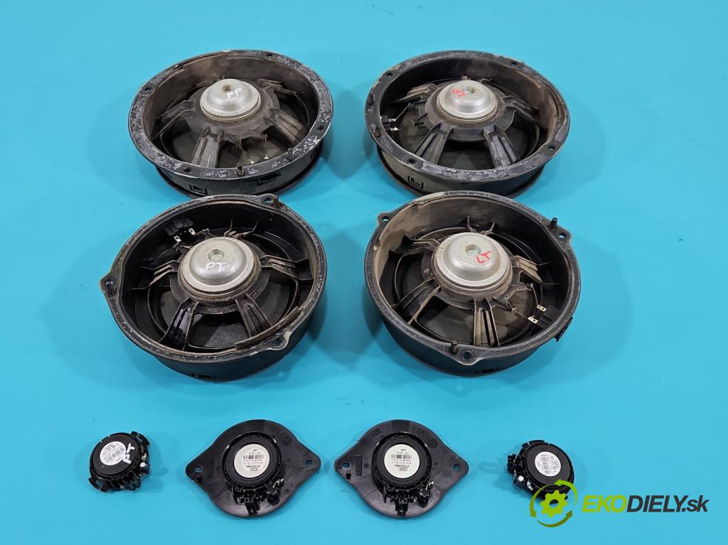 Audi A4 B8 2007-2015 2.7 tdi 190 hp automatic 140 kW 2698 cm3 4- reproduktory komplet 8T0035399A