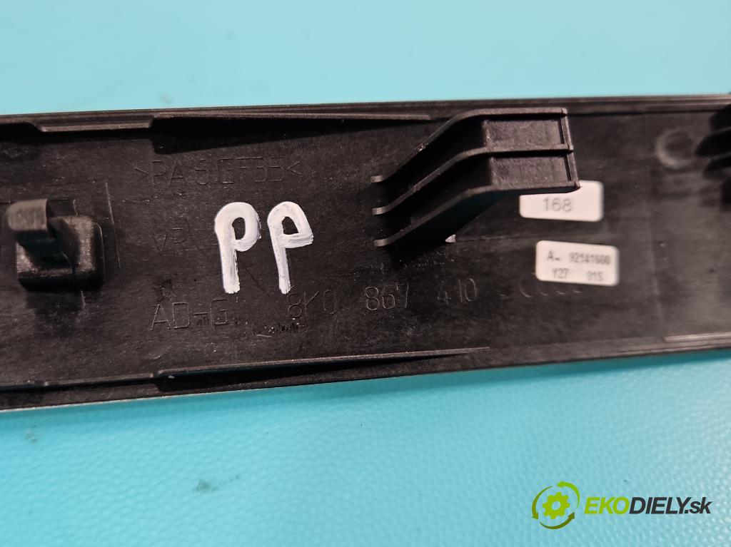 Audi A4 B8 2007-2015 2.7 tdi 190 HP automatic 140 kW 2698 cm3 4- lišta ozdobná vnitŕní: 8K0863305