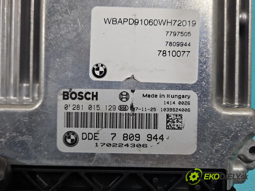 Bmw X3 E83 2003-2010 3.0d 218 HP automatic 160 kW 2993 cm3 5- riadiaca jednotka motora 0281015129