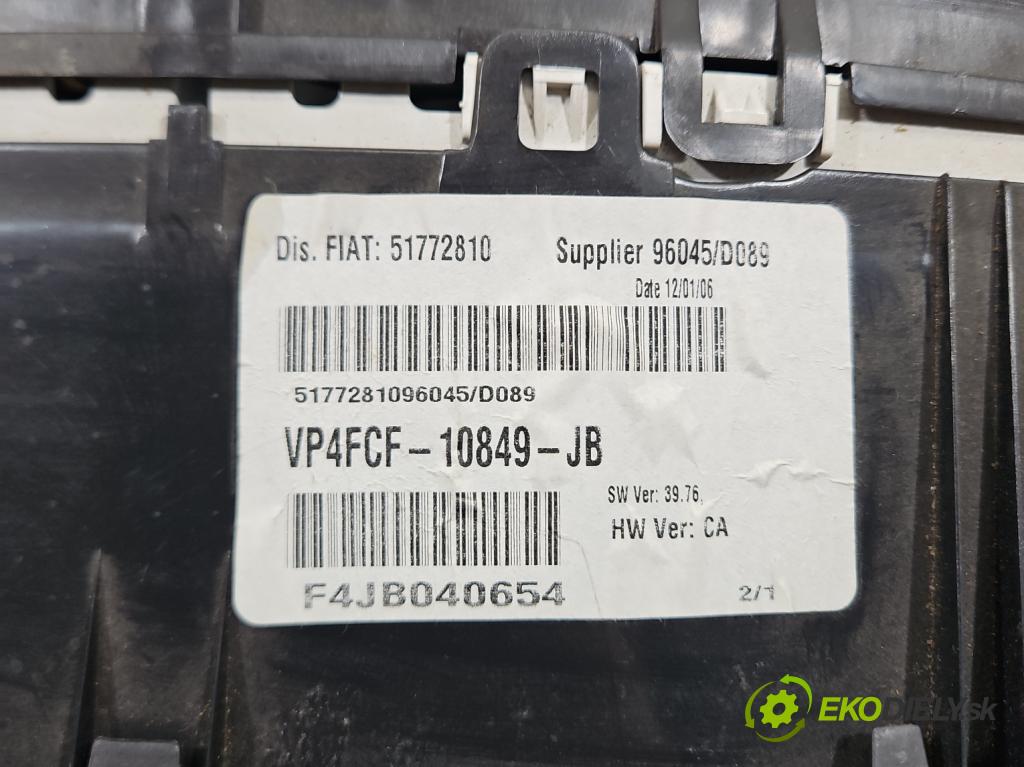 Fiat Stilo 1.9 jtd 120 HP manual 88 kW 1910 cm3 5- prístrojovka/ budíky 51772810 (Prístrojová doska)