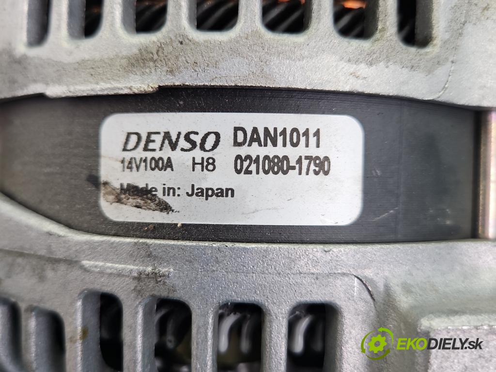 Toyota Avensis III T27 2009-2018 2.0 16v 152KM manual 112 kW 1987 cm3 5- Alternator 021080-1790 (Alternátor)