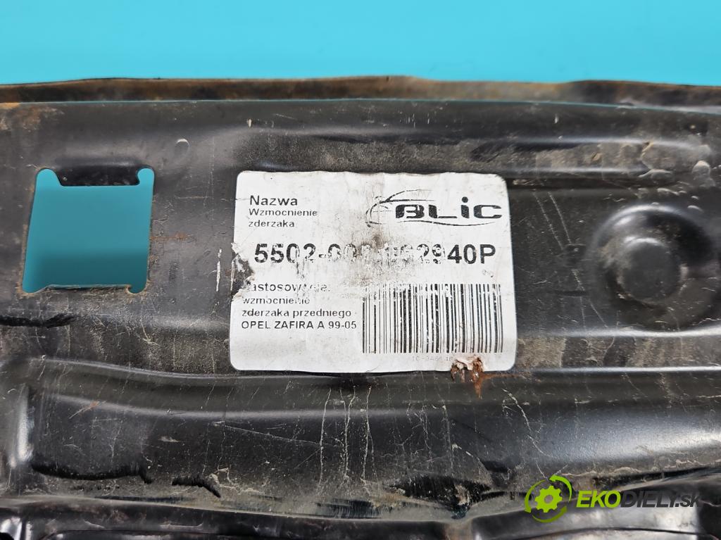 Opel Astra II 1998-2009 1.6 16v 101 hp manual 74 kW 1598 cm3 4- výztuha nárazníku přední