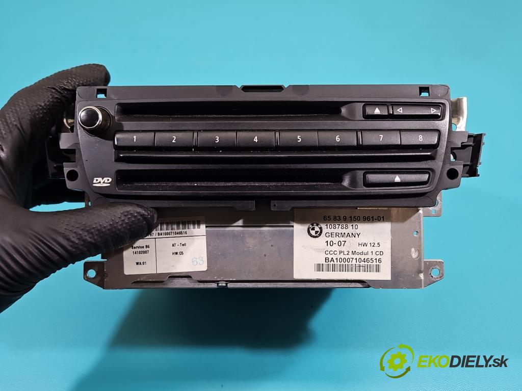 Bmw 3 E90 2005-2013 2.0d 163 HP manual 120 kW 1995 cm3 5- Radio originál 9150961