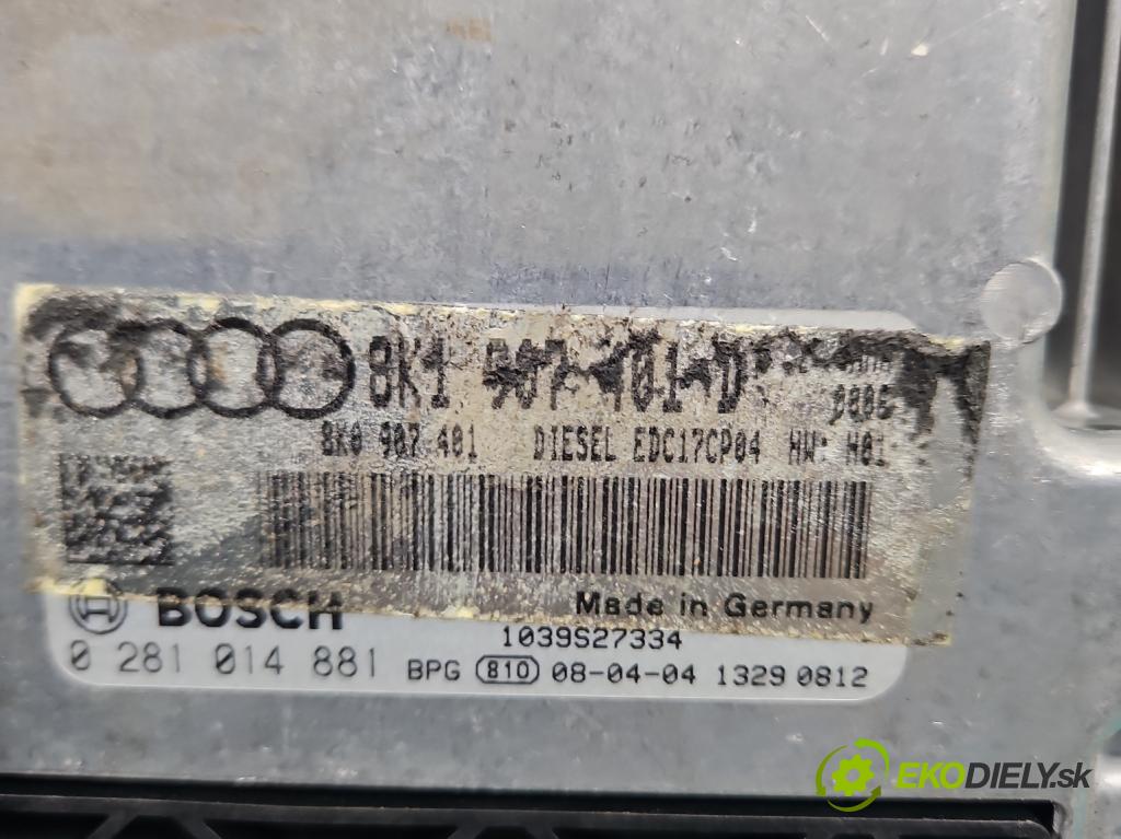 Audi A4 B8 2007-2015 2.7 tdi 190 HP automatic 140 kW 2698 cm3 4- riadiaca jednotka motora 8K1907401D