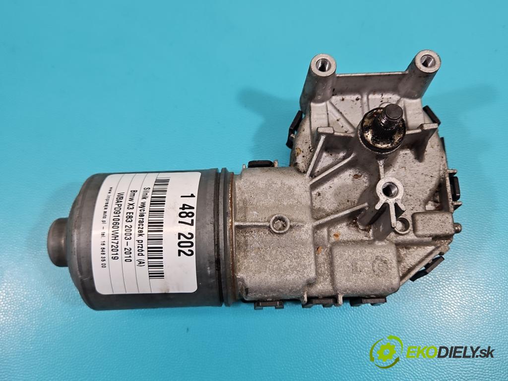 Bmw X3 E83 2003-2010 3.0d 218 hp automatic 160 kW 2993 cm3 5- motor stěračů přední 0390241712