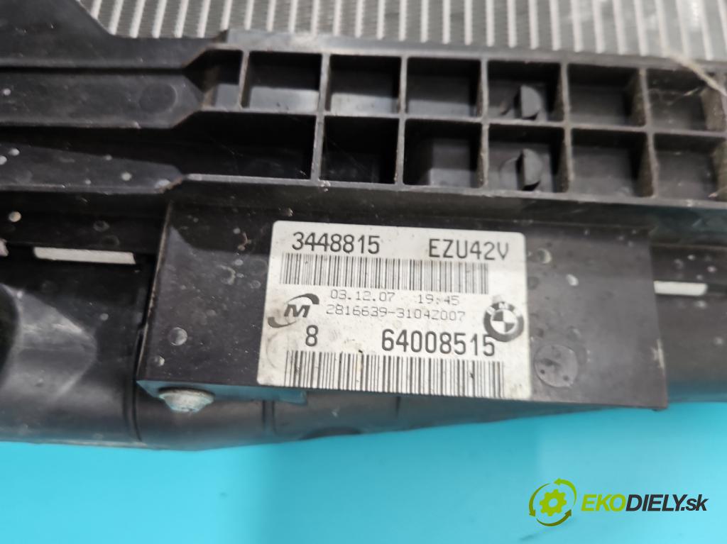 Bmw X3 E83 2003-2010 3.0d 218 HP automatic 160 kW 2993 cm3 5- chladič voda: 3448815 (Chladič vody)