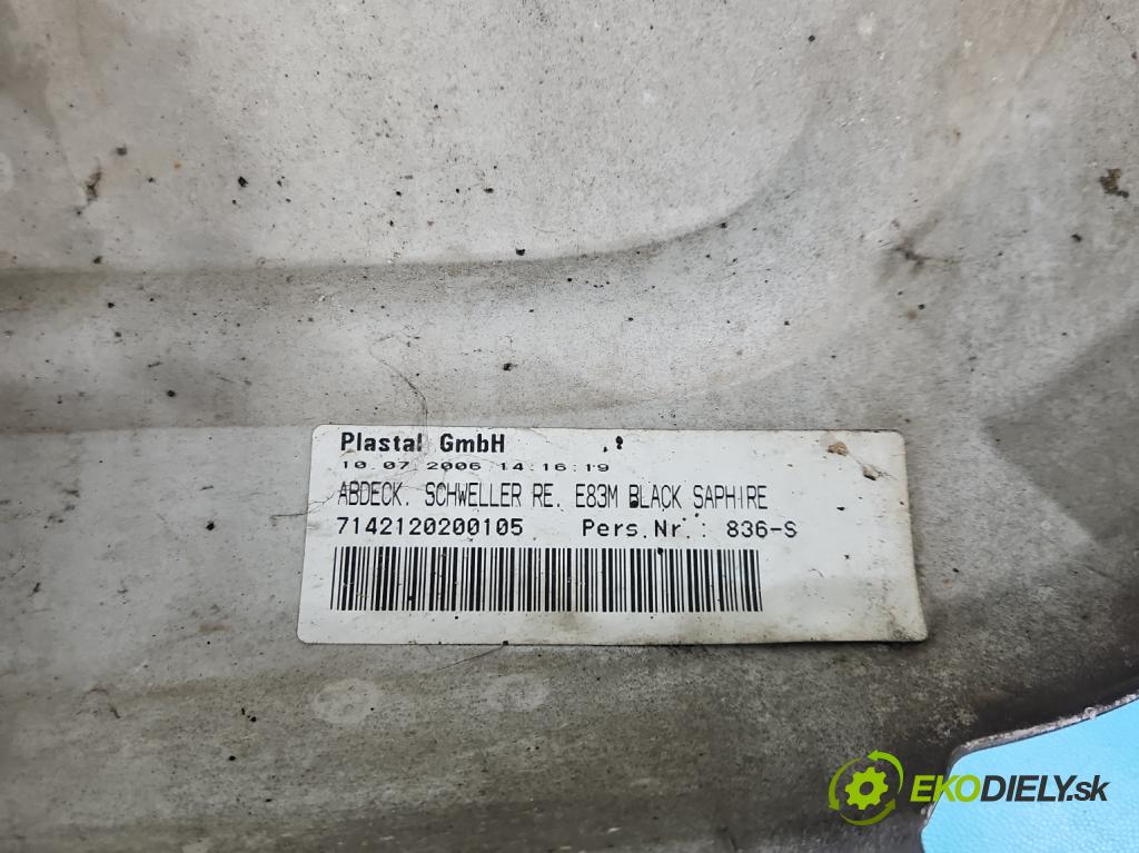 Bmw X3 E83 2003-2010 3.0d 218 HP automatic 160 kW 2993 cm3 5- lišta práh: pravé 71421202 (Lišta prahová)