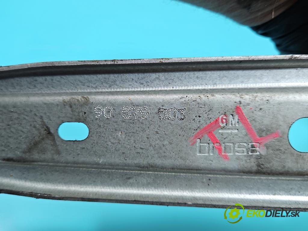 Opel Zafira A 1999-2005 1.6 16V 101 hp manual 74 kW 1598 cm3 5- mechanismus stahování zadní levý