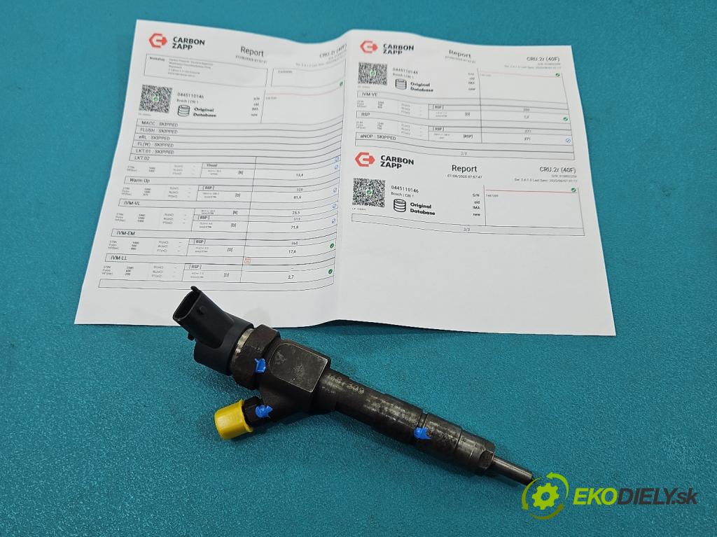 Renault Laguna II 2001-2007 1.9 DCI 101 HP manual 74 kW 1870 cm3 5- vstrek 0445110146 (Vstrekovač paliva)