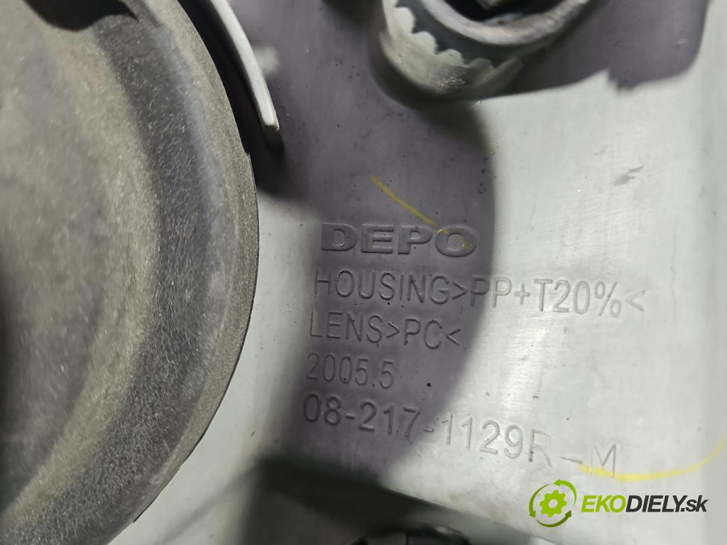 Honda Accord VI 1998-2002 1.6 16v 116 HP manual 85 kW 1590 cm3 5- Reflektor: pravý  (Svetlo predné pravé)