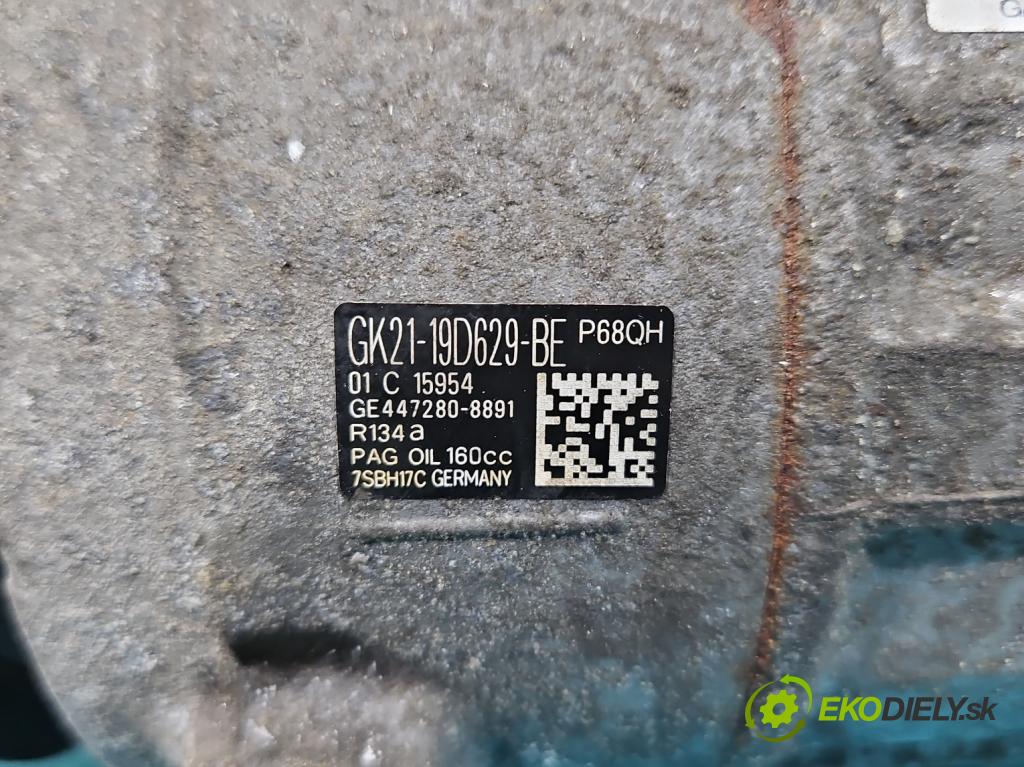 Ford Transit Custom 2013- 2.0 tdci 131 HP manual 96 kW 1995 cm3 5- Kompresor: klimatizácie GK21-19D629-BE (Kompresor klimatizácie)
