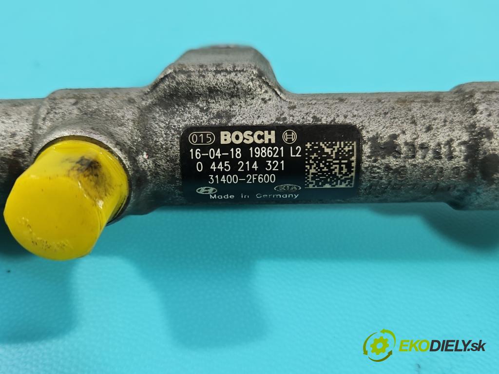 Hyundai Tucson III 2015-2020 2.0 crdi 136 HP automatic 100 kW 1999 cm3 5- lišta vstrekovacia 0445214321 (Vstrekovacia lišta)