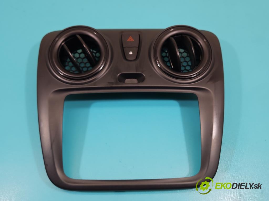 Dacia Dokker 2012- 1.3 TCE: 102 HP manual 75 kW 1332 cm3 5- Mřížka: kúrenia stredová 682605601R (Mriežka kúrenia (fukár))