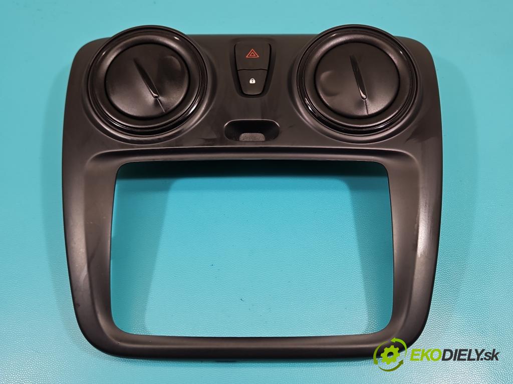 Dacia Dokker 2012- 1.3 TCE: 102 HP manual 75 kW 1332 cm3 5- Mřížka: kúrenia stredová 682605601R (Mriežka kúrenia (fukár))