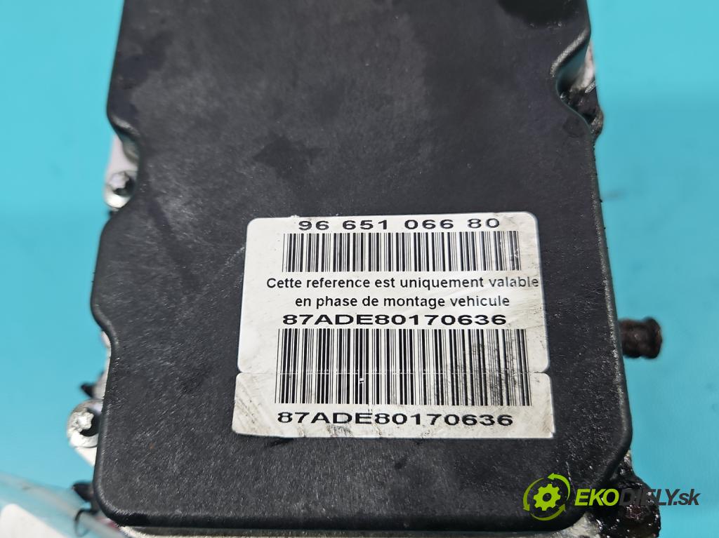 Citroen C4 Grand picasso I 2006-2013 1.6 HDI 109 HP manual 80 kW 1560 cm3 5- čerpadlo abs 9665106680 (Pumpa ABS)