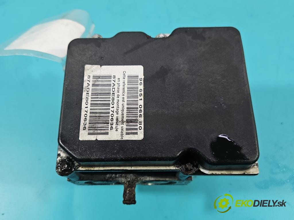 Citroen C4 Grand picasso I 2006-2013 1.6 HDI 109 HP manual 80 kW 1560 cm3 5- čerpadlo abs 9665106680 (Pumpa ABS)