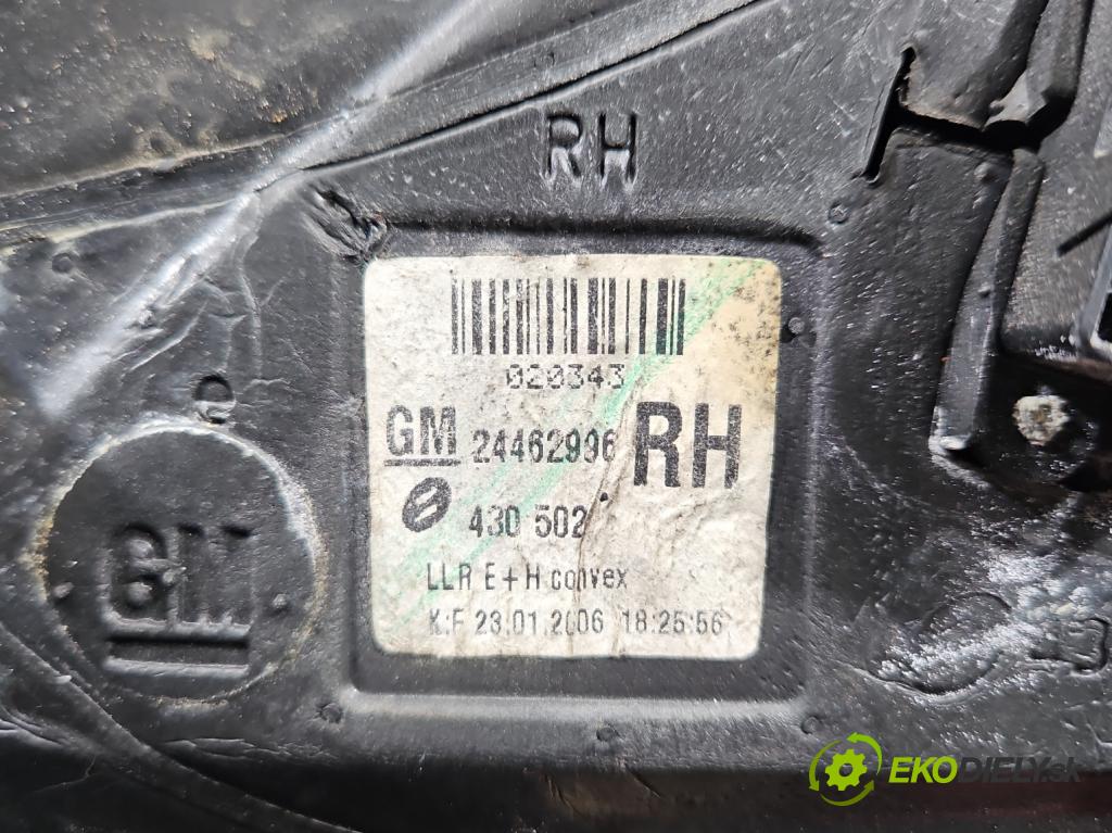 Opel Astra III 2004-2014 1.9 cdti 120 hp manual 88 kW 1910 cm3 5- zpětné zrcátko pravé  (Klika dveří ostatní)