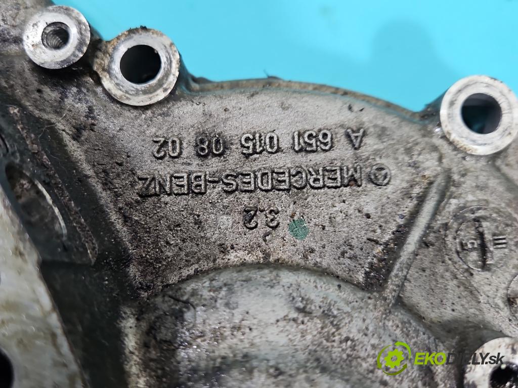 Mercedes E W212 2009-2016 2.2 CDI 136 HP automatic 100 kW 2143 cm3 5- obal načasovanie A6510150802 (Kryt motora)