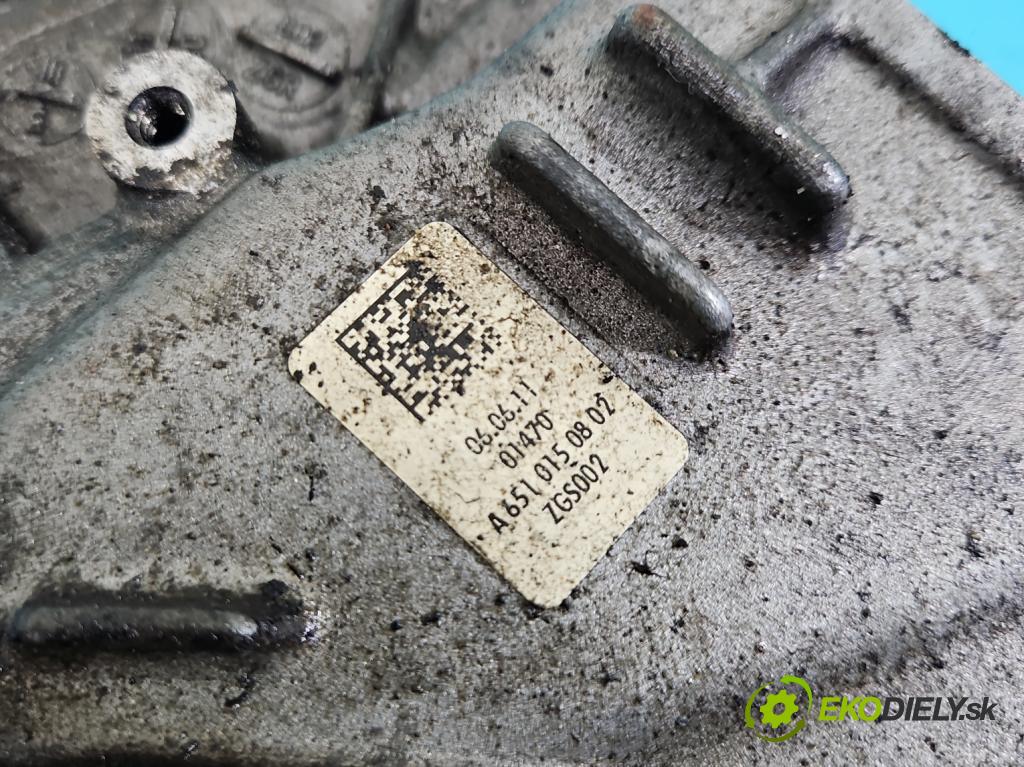 Mercedes E W212 2009-2016 2.2 CDI 136 HP automatic 100 kW 2143 cm3 5- obal načasovanie A6510150802 (Kryt motora)