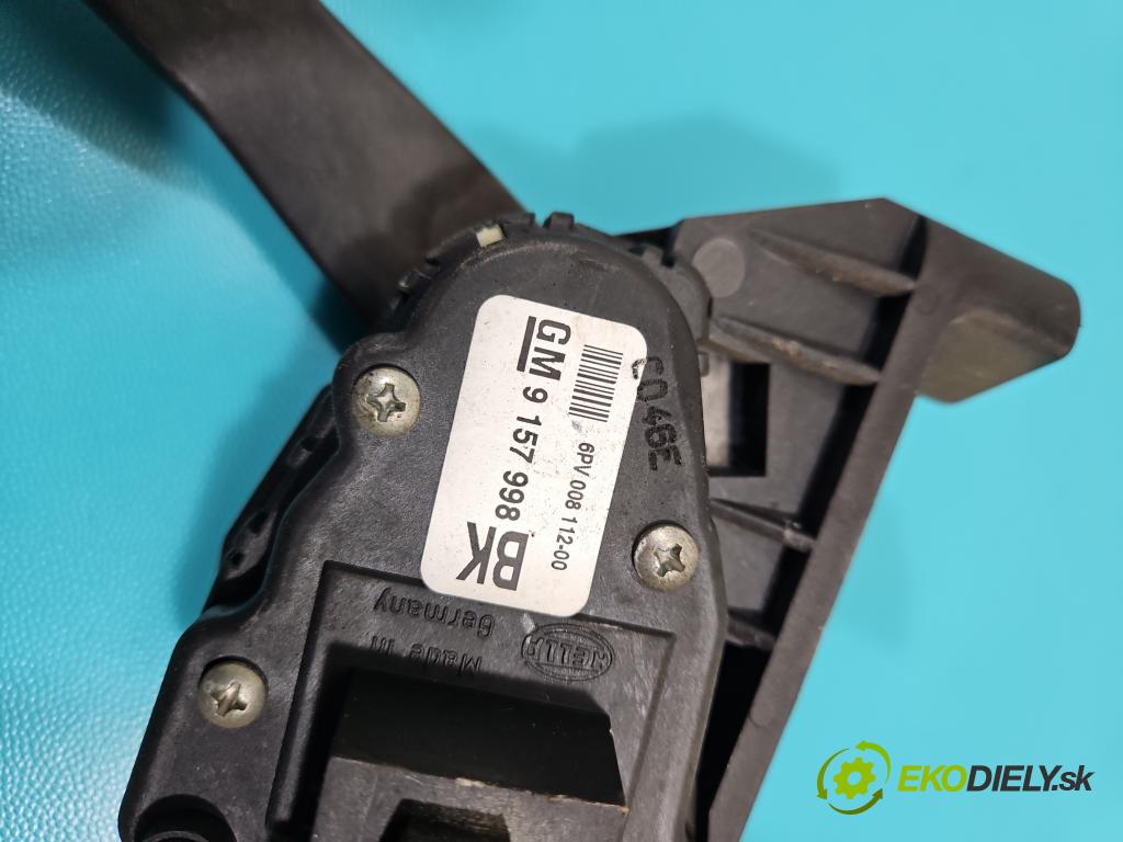 Opel Astra III 2004-2014 1.9 cdti 120 HP manual 88 kW 1910 cm3 5- pedal plyn potenciometr: 9157998BK
