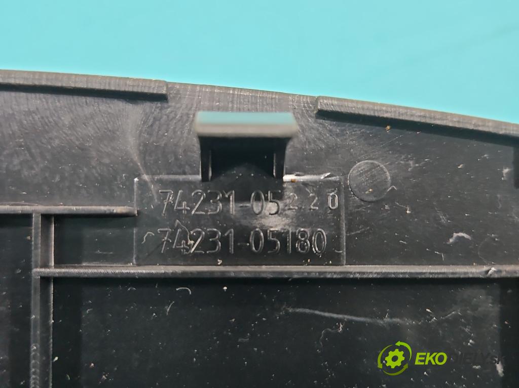 Toyota Avensis III T27 2009-2018 2.0 16v 152KM manual 112 kW 1987 cm3 5- lišta ozdobná interiéry: 74231-05220