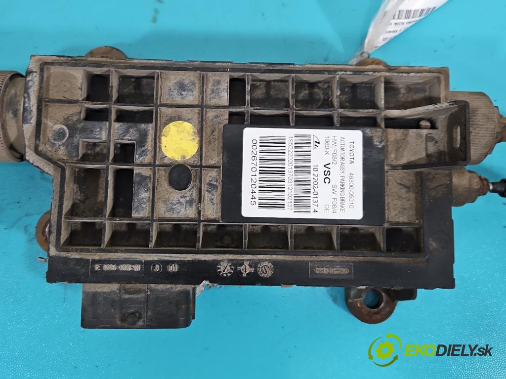 Toyota Avensis III T27 2009-2018 2.0 16v 152KM manual 112 kW 1987 cm3 5- Brzda manuál: elektrický: 46300-05010 (Ručná brzda)