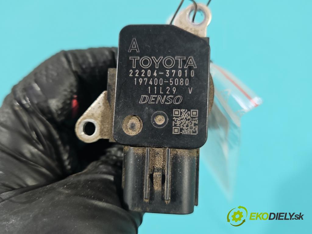 Toyota Avensis III T27 2009-2018 2.0 16v 152KM manual 112 kW 1987 cm3 5- průtokoměr: 22204-37010 (Váha vzduchu)
