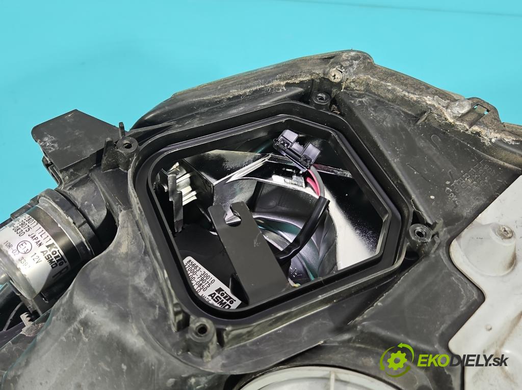 Toyota Avensis III T27 2009-2018 2.0 16v 152KM manual 112 kW 1987 cm3 5- Reflektor: pravý H279HR-AE (Svetlo predné pravé)