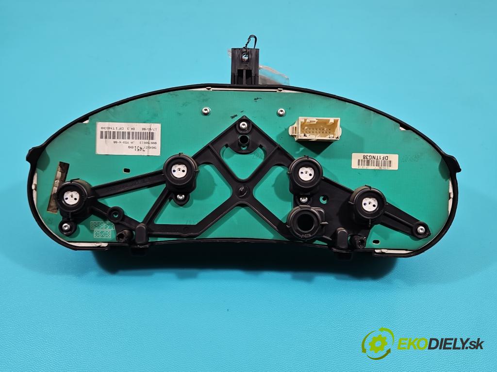 Citroen Berlingo I 1996-2008 1.4 8v 75 HP manual 55 kW 1360 cm3 4- prístrojovka/ budíky 9662745180 (Prístrojová doska)