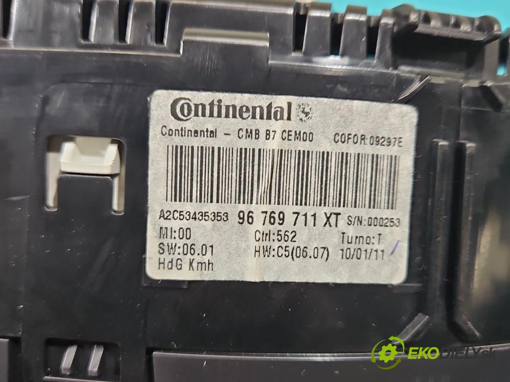 Citroen C4 II 2010-2017 2.0 hdi 150 HP manual 110 kW 1997 cm3 5- prístrojovka/ budíky 9675167180 (Prístrojová doska)