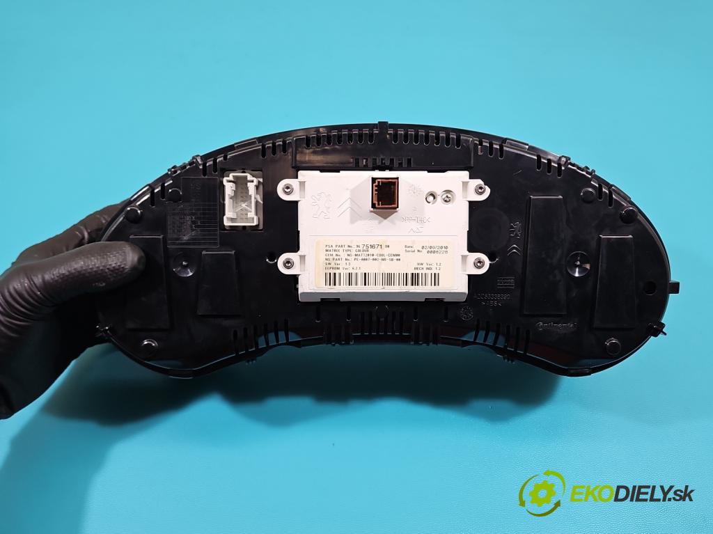 Citroen C4 II 2010-2017 2.0 hdi 150 HP manual 110 kW 1997 cm3 5- prístrojovka/ budíky 9675167180 (Prístrojová doska)