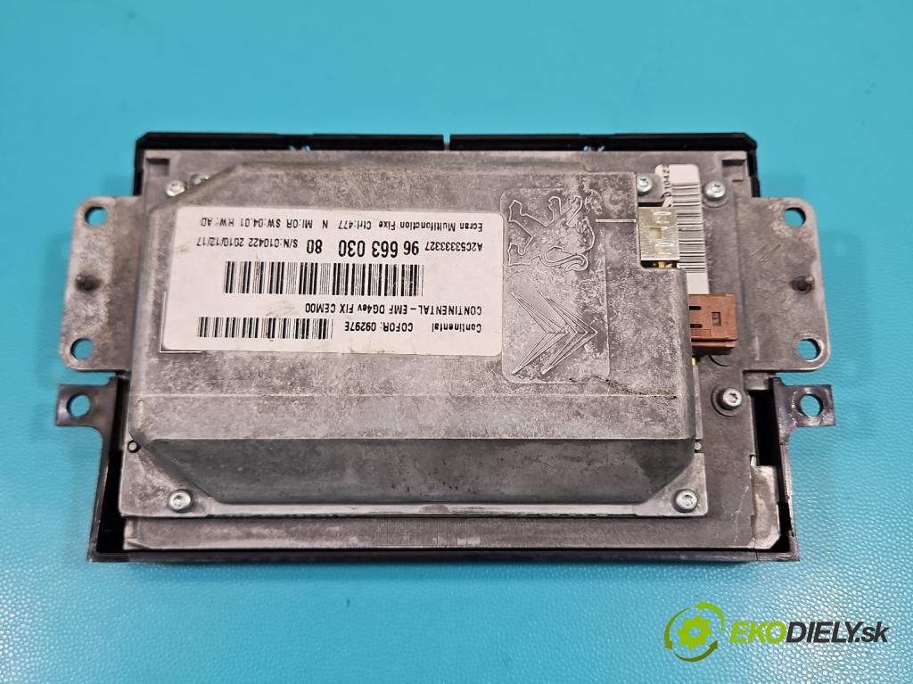 Citroen C4 II 2010-2017 2.0 hdi 150 HP manual 110 kW 1997 cm3 5- Zobrazit: 9666303080 (Prístrojová doska)