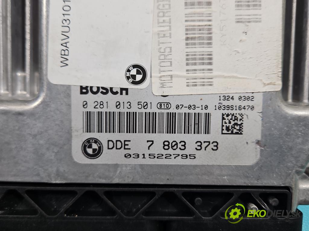 Bmw 3 E90 2005-2013 2.0d 163 HP manual 120 kW 1995 cm3 5- riadiaca jednotka motora 0281013501