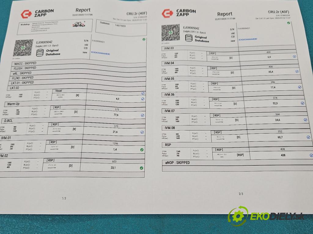 Ford Mondeo Mk3 2000-2007 2.0 tdci 131 HP manual 96 kW 1998 cm3 5- vstrek EJDR00504Z (Vstrekovač paliva)