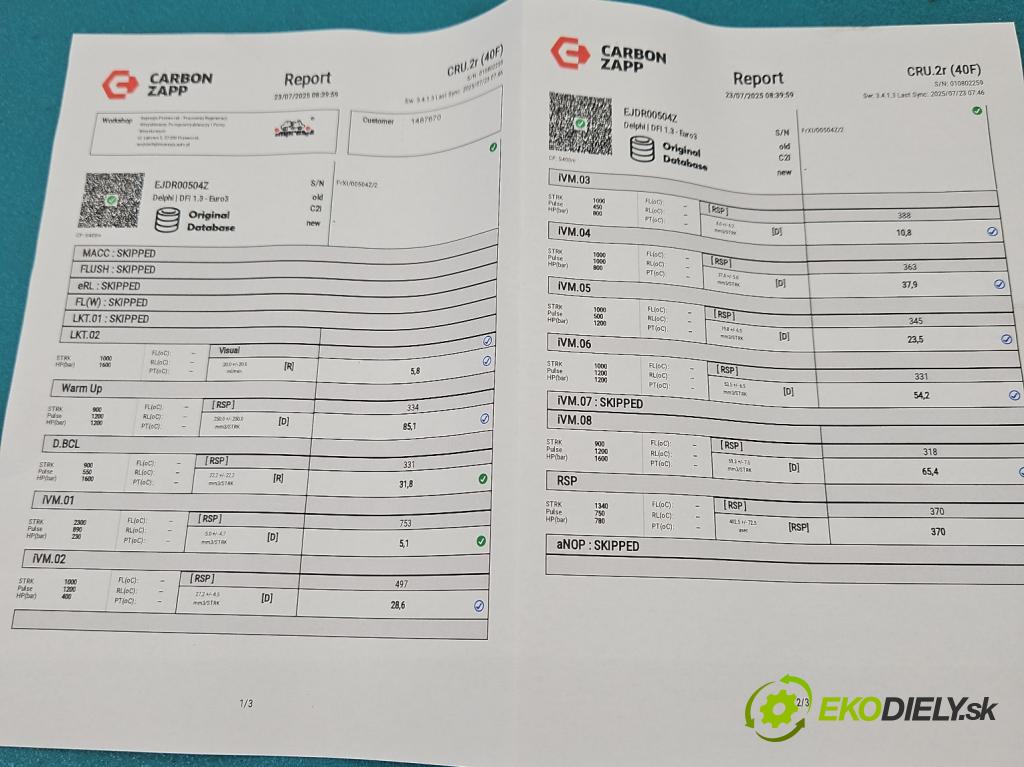 Ford Mondeo Mk3 2000-2007 2.0 tdci 131 HP manual 96 kW 1998 cm3 5- vstrek EJDR00504Z (Vstrekovač paliva)