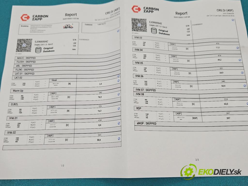 Ford Mondeo Mk3 2000-2007 2.0 tdci 131 HP manual 96 kW 1998 cm3 5- vstrek EJDR00504Z (Vstrekovač paliva)