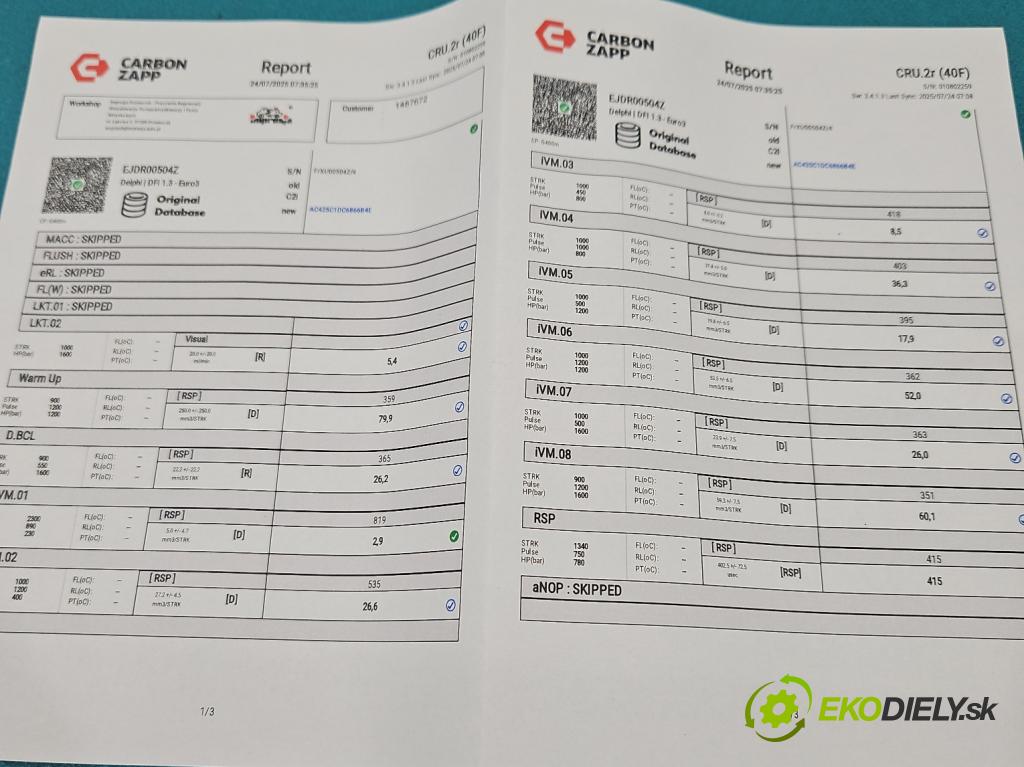 Ford Mondeo Mk3 2000-2007 2.0 tdci 131 HP manual 96 kW 1998 cm3 5- vstrek EJDR00504Z (Vstrekovač paliva)
