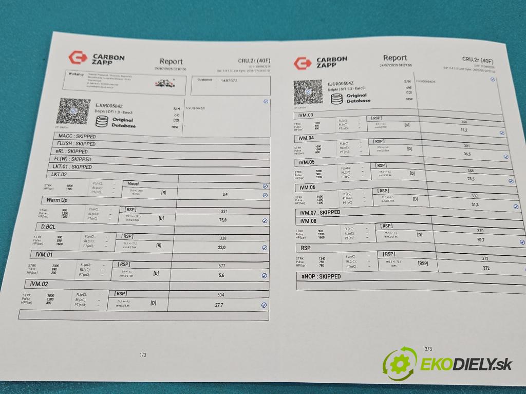 Ford Mondeo Mk3 2000-2007 2.0 tdci 131 HP manual 96 kW 1998 cm3 5- vstrek EJDR00504Z (Vstrekovač paliva)