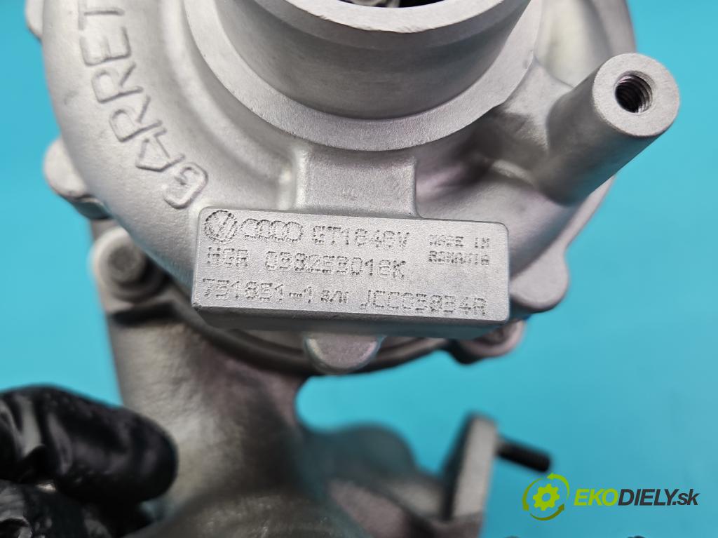 Skoda Octavia II 2004-2013 1.9 tdi 105 HP manual 77 kW 1896 cm3 5- turbodúchadlo, turbo repasovaná 751851-1