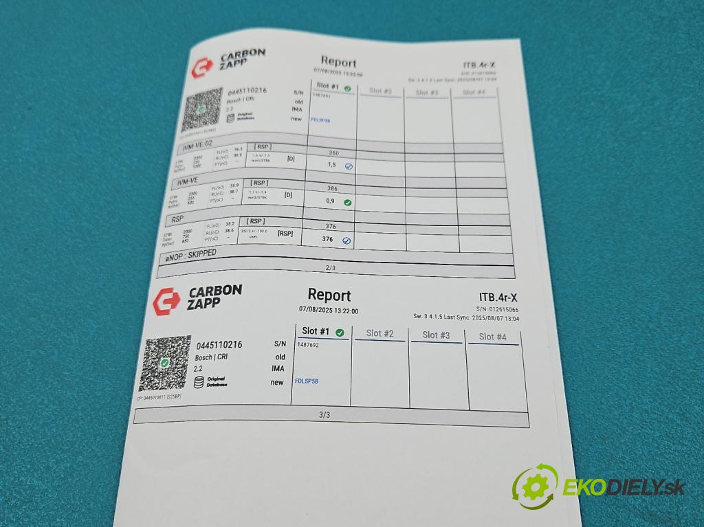 Bmw 3 E90 2005-2013 2.0d 163 HP manual 120 kW 1995 cm3 5- vstrek 0445110216 (Vstrekovač paliva)